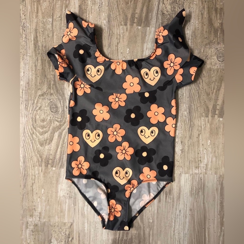 Mini rodini hearts & flowers swimsuit 116/122